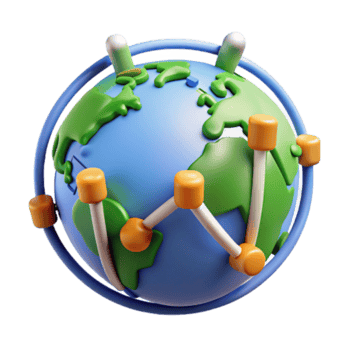 vibrant traditional Global Data Trends Visualizing Worldwide Connections professional png