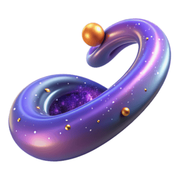 extraordinary creative Cosmic Swirl Abstract 3D Galaxy Art high quality png
