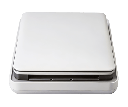 White portable scanner for documents on a transparent background png