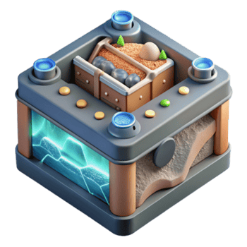 beautiful modern Resource Mining Simulator Dig, Collect, Refine authentic png
