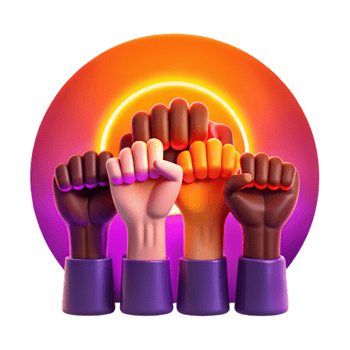 stunning modern Unity, Strength, and Solidarity A Diverse Fist Image genuine png