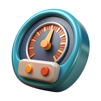 extraordinary modern Speedometer 3D Render, Gauge, Meter, Dial, Fast, Progress, Performance, Indicator, Measurement, Control high quality png