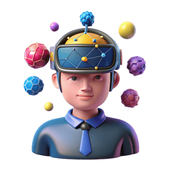 impressive creative Exploring the Metaverse Virtual Reality and Data Visualization professional png