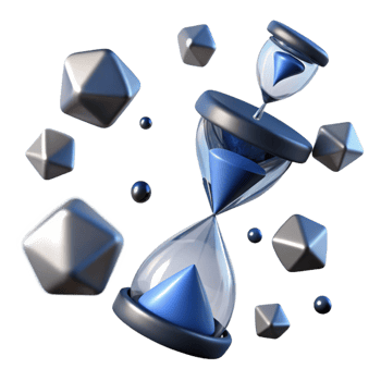 extraordinary creative Time, Geometry, Abstract, 3D Render, Sandglass, Shapes, Flow, Motion, Design, Art 4K png