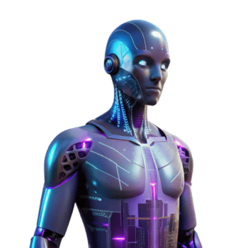 magnificent artistic Advanced Robotic Design Futuristic Humanoid Anatomy 4K png