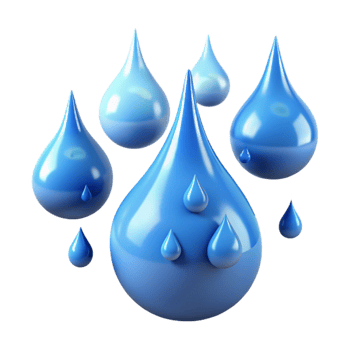 beautiful contemporary Water Droplets A Visual Representation of Hydration high quality png