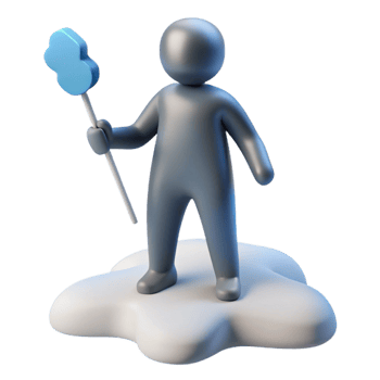 Cloud Computing A 3D Avatars Journey to the Digital Sky png