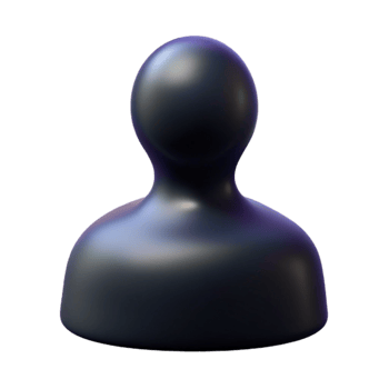 vibrant creative Generic 3D Avatar Anonymous User Icon high resolution png