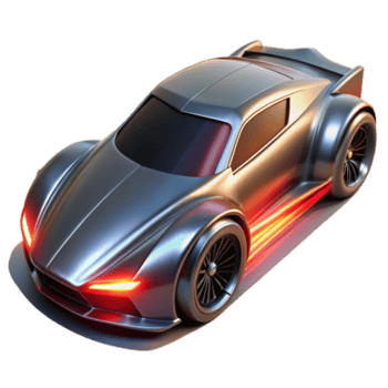 impressive classic Futuristic Sports Car Speed, Design, and Technology high quality png