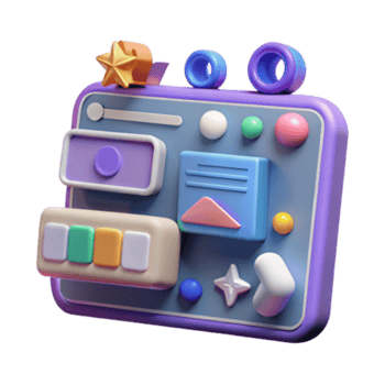 elegant rustic 3D Colorful UI Design Elements Buttons, Icons, and More exclusive png