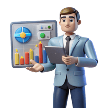 stunning contemporary Data Analysis Charts, Graphs Tablet Insights 4K png