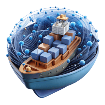 impressive classic Global Cargo Shipping Network Visualization and Efficiency exclusive png