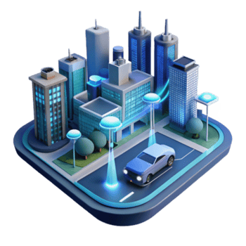elegant traditional Smart City Autonomous Vehicle Integration Urban Infrastructure 4K png