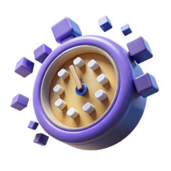 serene modern Time Management Productivity Clock, Digital Timer, Efficiency 4K png