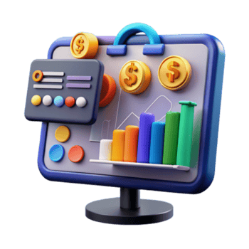 wonderful artistic Financial Dashboard Visualizing Growth Income genuine png