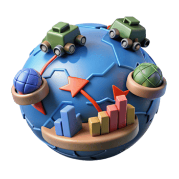 extraordinary modern Global Conflict Economic Trends A 3D Visualization original png