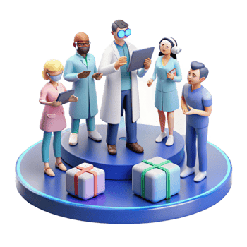 magnificent abstract Healthcare Team Collaboration Digital Tools Improved Patient Care genuine png