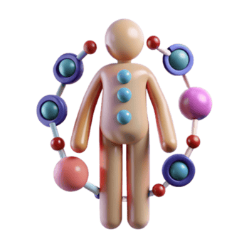 elegant modern Holistic Wellness Connecting Body Systems exclusive png