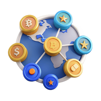 elegant traditional Global Digital Currency Network Crypto, Fiat, and Rewards Integration exclusive png