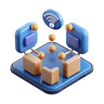magnificent creative Wireless Network Connectivity Device Interconnection Data Sharing high quality png