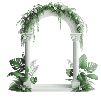 Greenery Arch Decoration png