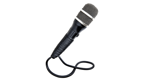 Corded microphone for audio use png