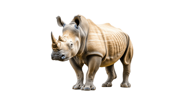 Unique rhinoceros in a natural setting png