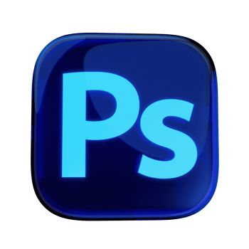 Adobe photoshop 3D Icon png