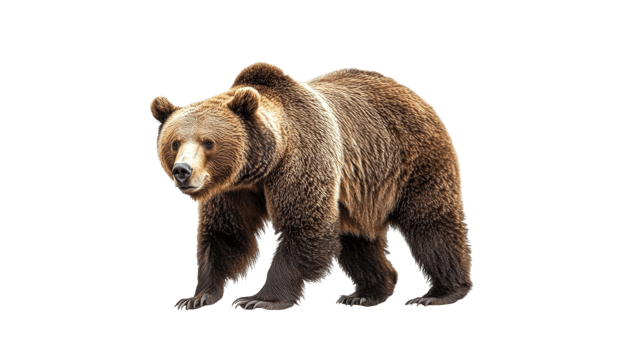 Brown bear in natural daylight png