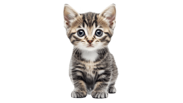 Curious kitten exploring a bright indoor space png