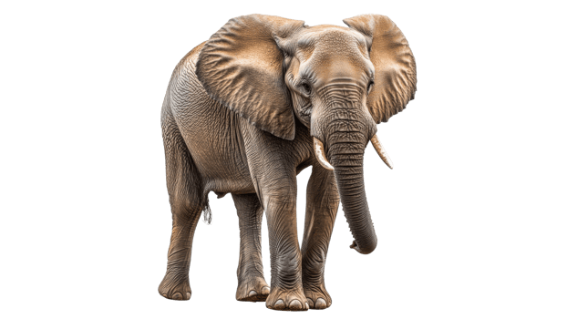 Adult elephant walking in a natural habitat png