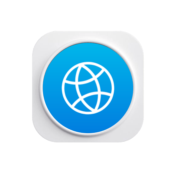 The globe icon on the app icon png