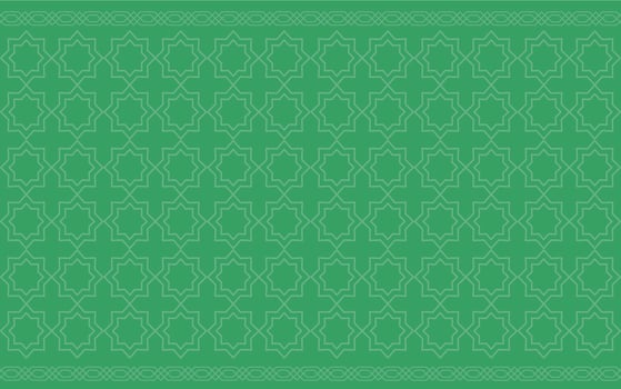 A green background with a pattern vector