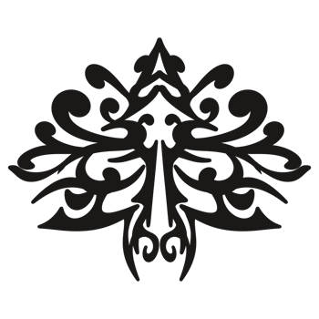Elegant and classy black and white floral pattern png