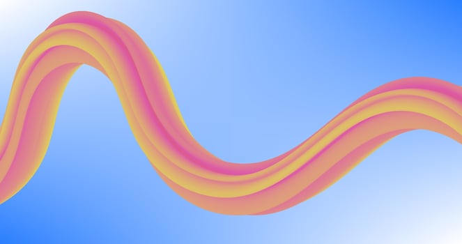 Colorful abstract background with smooth wavy lines illustration vector