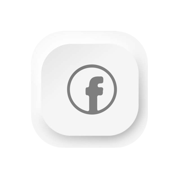 Facebook icon on shape png
