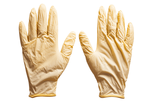 Disposable gloves for hygiene in medical settings png