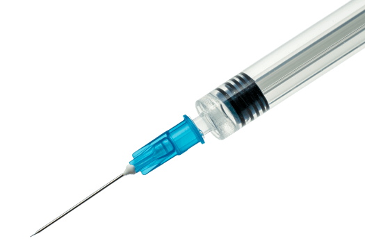 Medical syringe ready for vaccination in clinic png