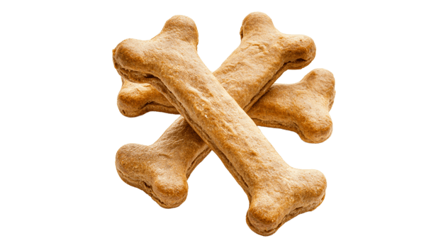 Dog treats shaped like bones are nutritious snacks png