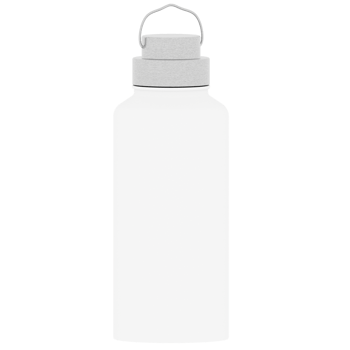 3d render white water bottle with transparent background png