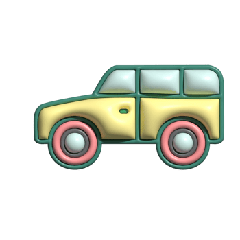 3D SUV Car Icon png