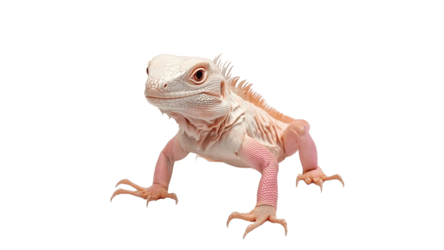 Unique alien lizard stands out in its habitat png