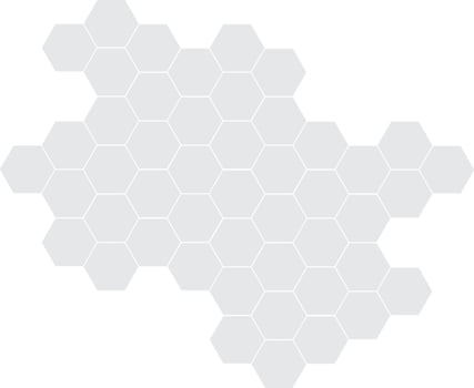 Overlapping Hexagons Background vector