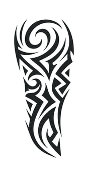 High-Resolution Tribal Armband tattoo Design vector