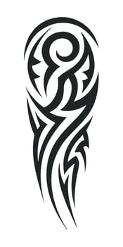 Tribal Armband Tattoo Minimalist and Modern vector