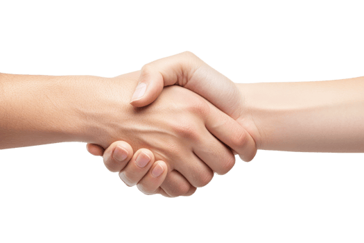 Handshake symbolizes agreement between two people png