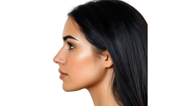 Profile highlighting natural beauty png