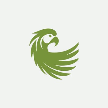 Beak of Glory Parrot Logo vector