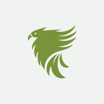 Shining Beak Parrot Logo vector