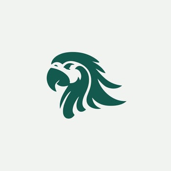 Tropical Treasures Parrot Logo vector